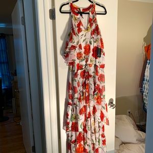 INC floral maxi dress